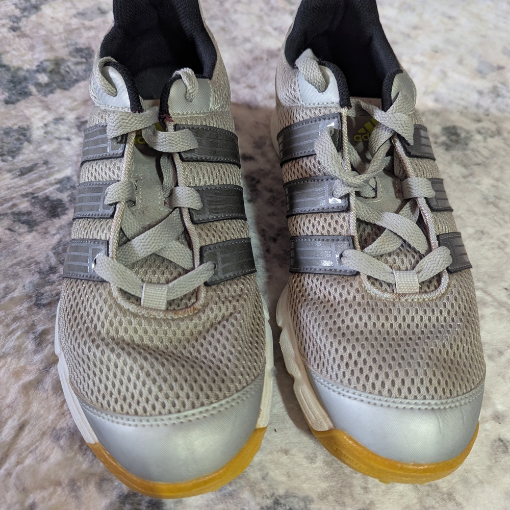 Adidas Gray and Silver Golf Sneaker